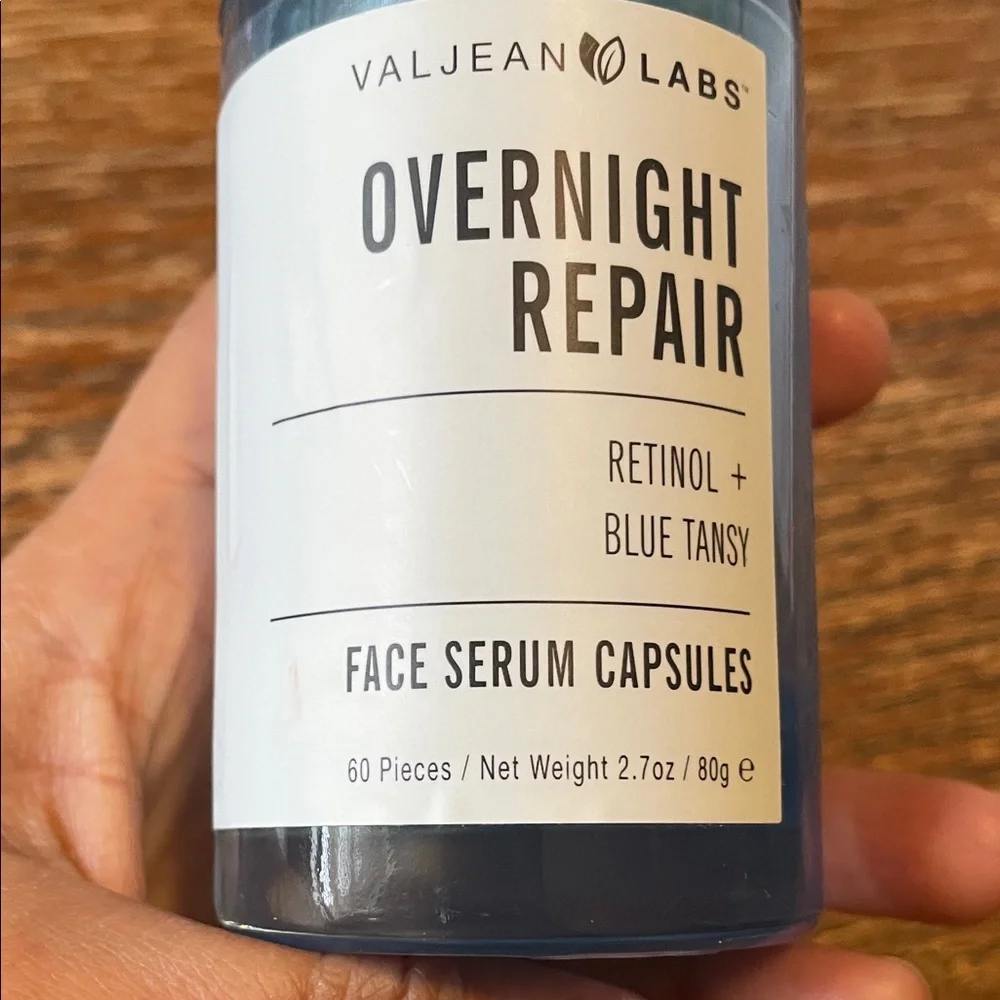 Overnight Repair Face Serum Capsules - Blue